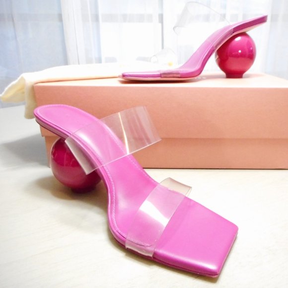 Cult Gaia Barbie Pink Sandals size 6B - Picture 3 of 5